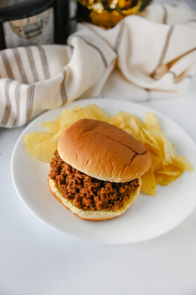 Crockpot Sloppy Joes Process Photo