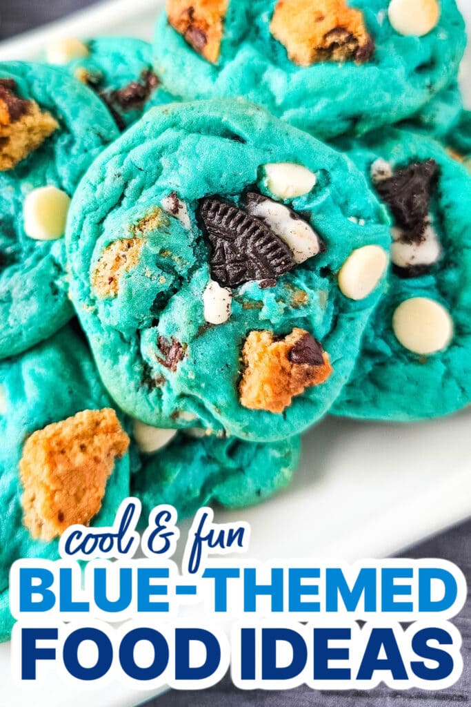 Blue Food Ideas-Cookie Monster Cake Mix copy