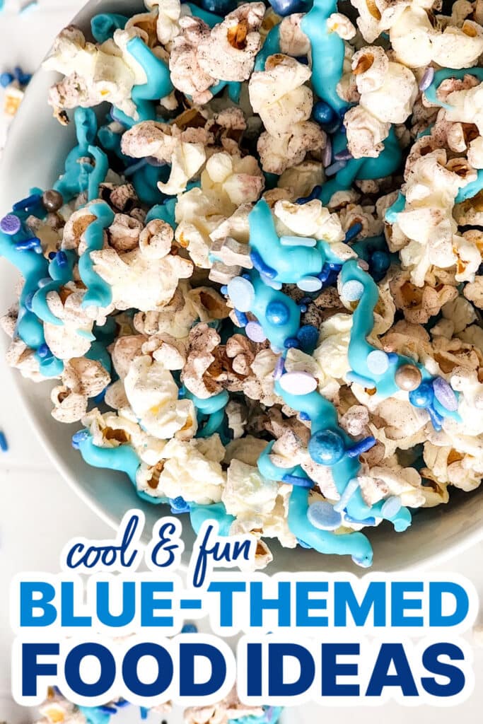 Blue Food Ideas-Little Mermaid Popcorn copy