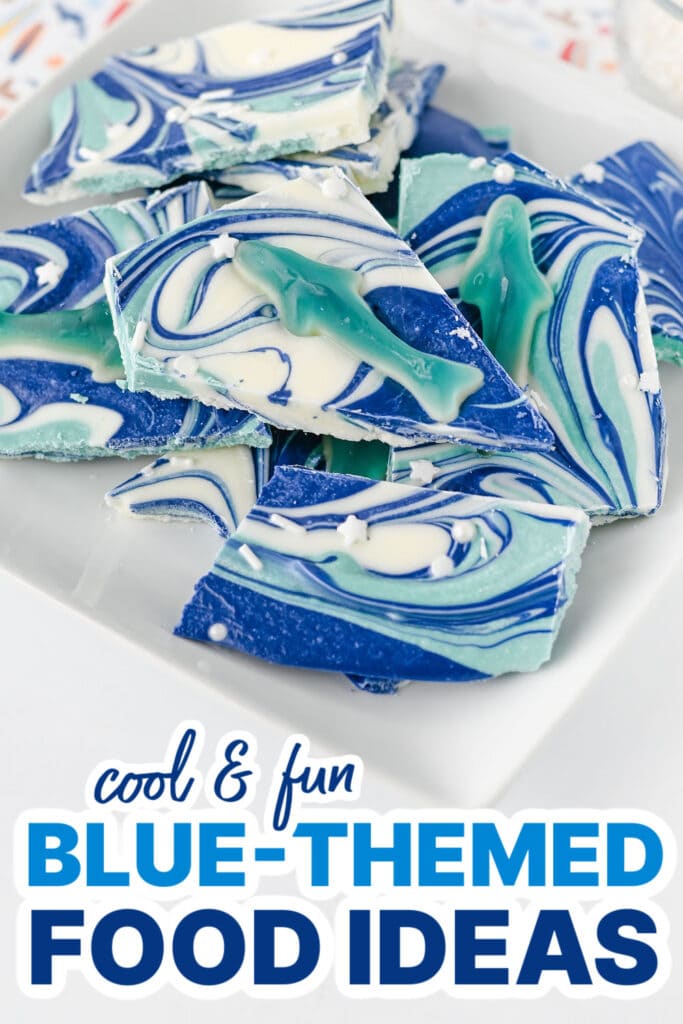Blue Food Ideas-Shark Bark Candy copy