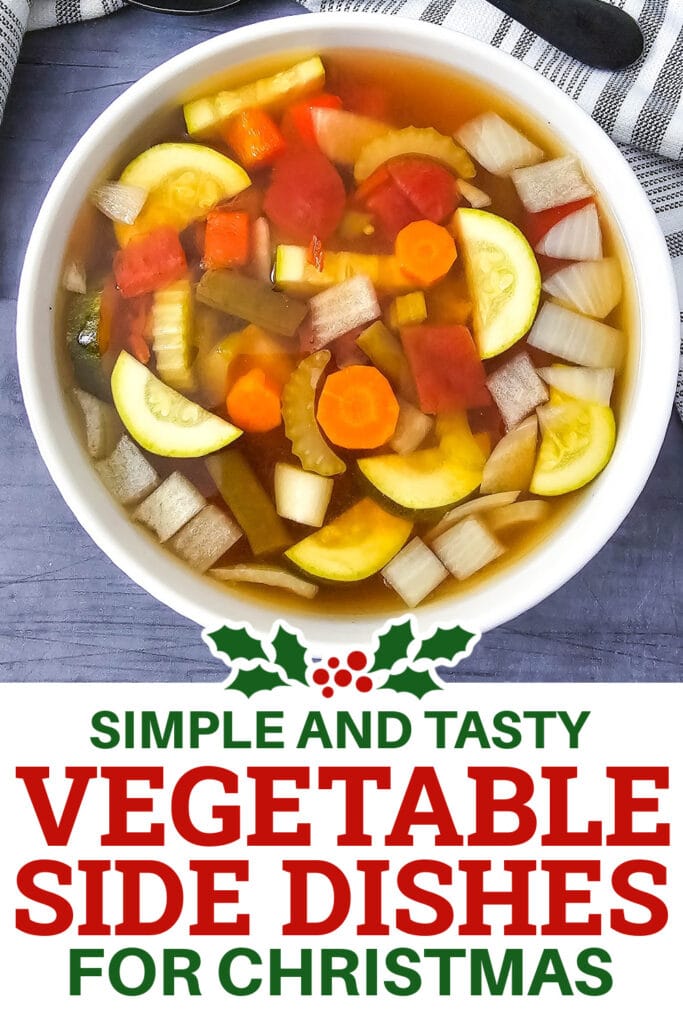 Christmas Vegetable Sides - Crockpot Vegetable Soup copy