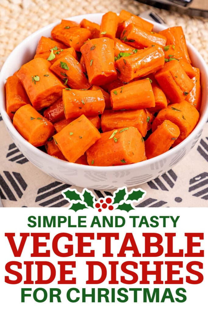 Christmas Vegetable Sides - Slow Cooker Glazed Carrots