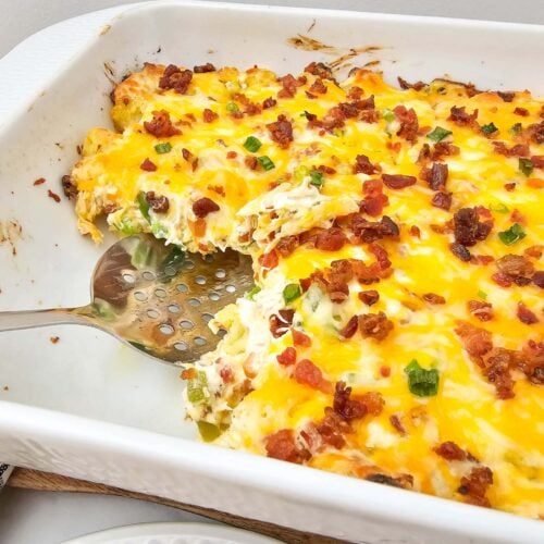 Cracked Out Chicken Tater Tot Casserole