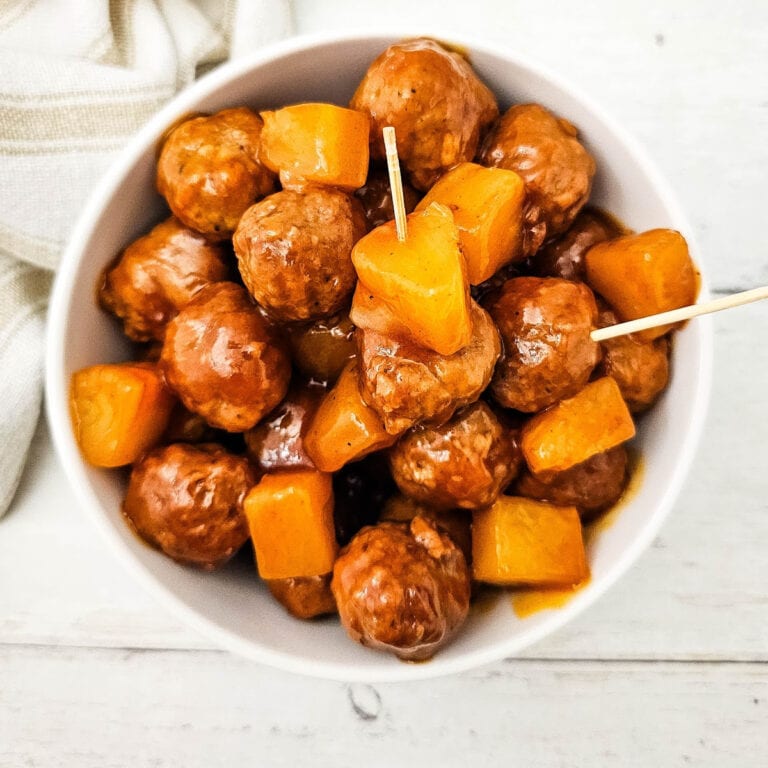 Crockpot Sweet and Sour Meatballs featured image copy