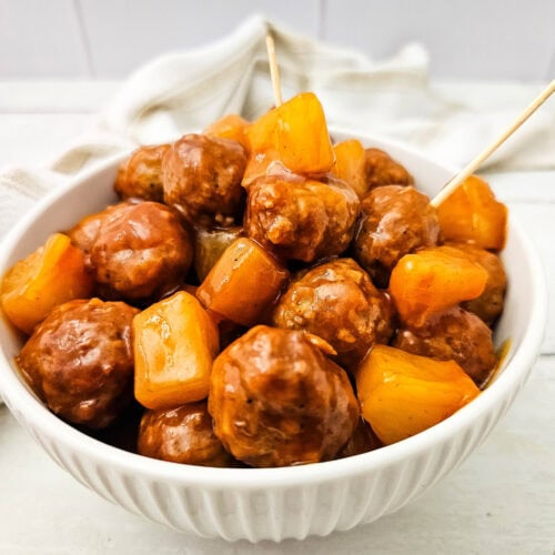 Crockpot Sweet and Sour Meatballs