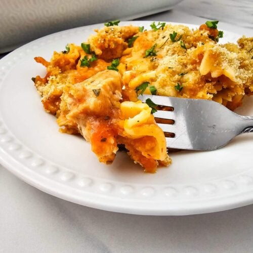 Dump-and-Bake Chicken Parmesan Casserole