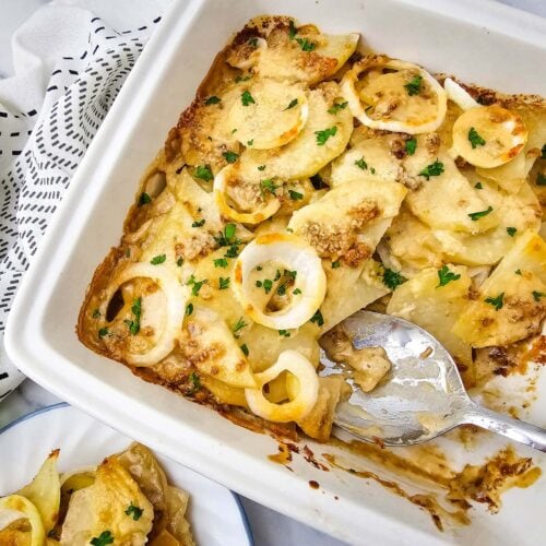 French Onion Potato Bake