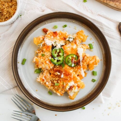 Jalapeño Popper Loaded Cheese Fries