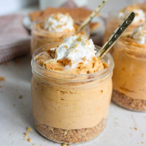 No Bake Pumpkin Cheesecake Cups