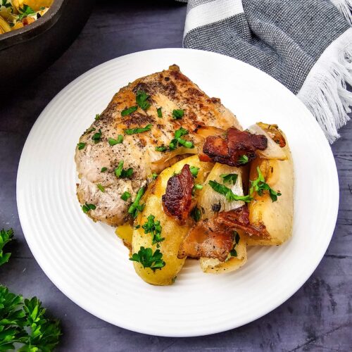 Iron Skillet Apple Pork Chops