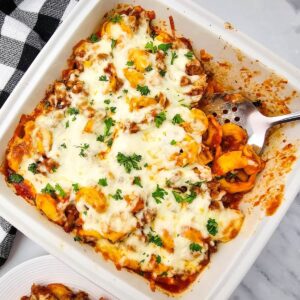 Italian Sausage Tortellini Casserole