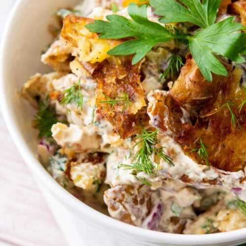Smashed Potato Salad