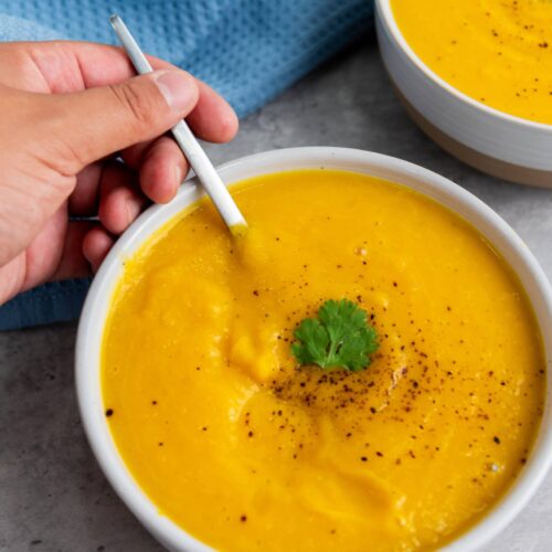 Slow Cooker Vegan Butternut Squash Soup