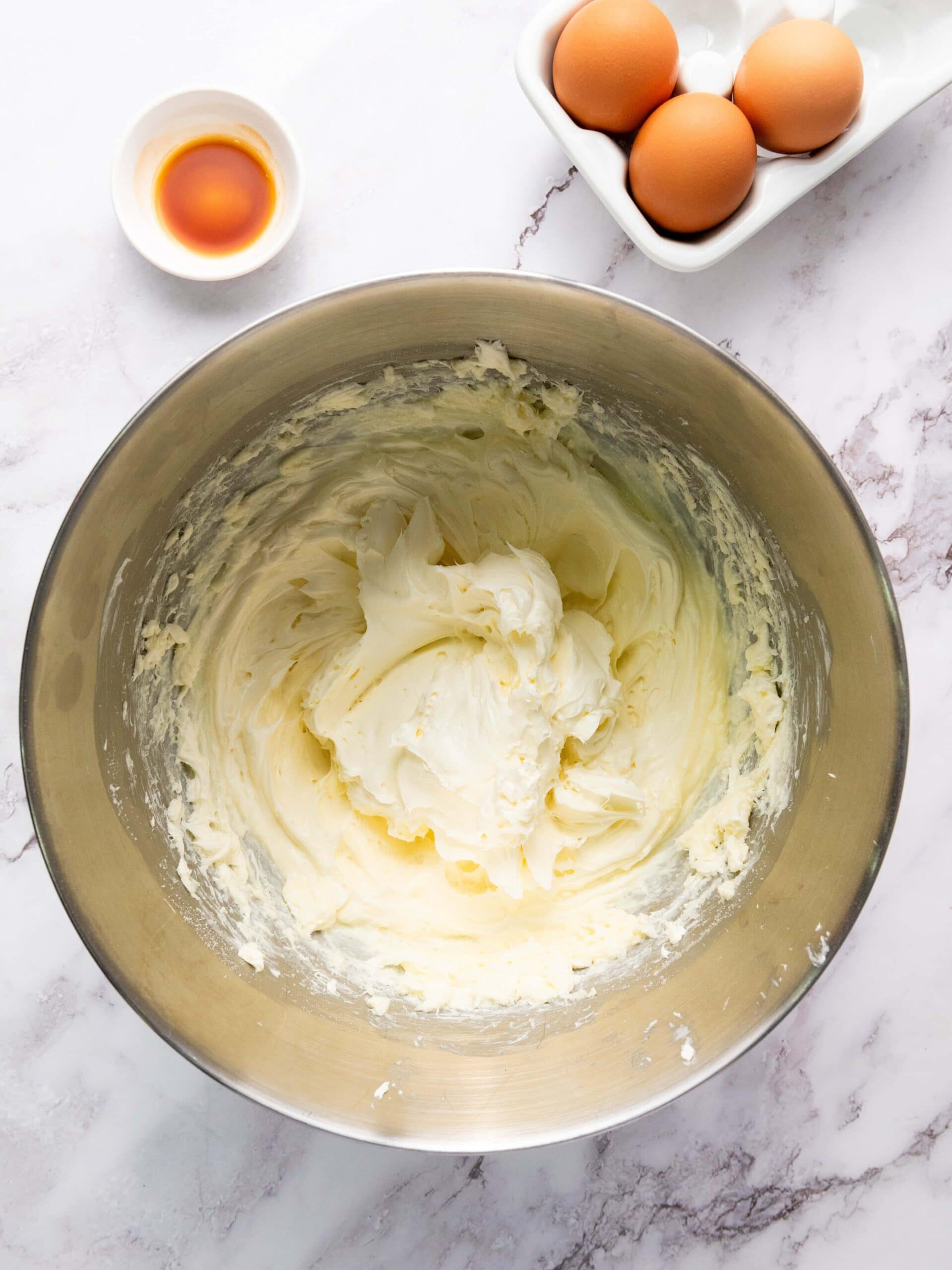 Passion Fruit Cheesecake Process Photo