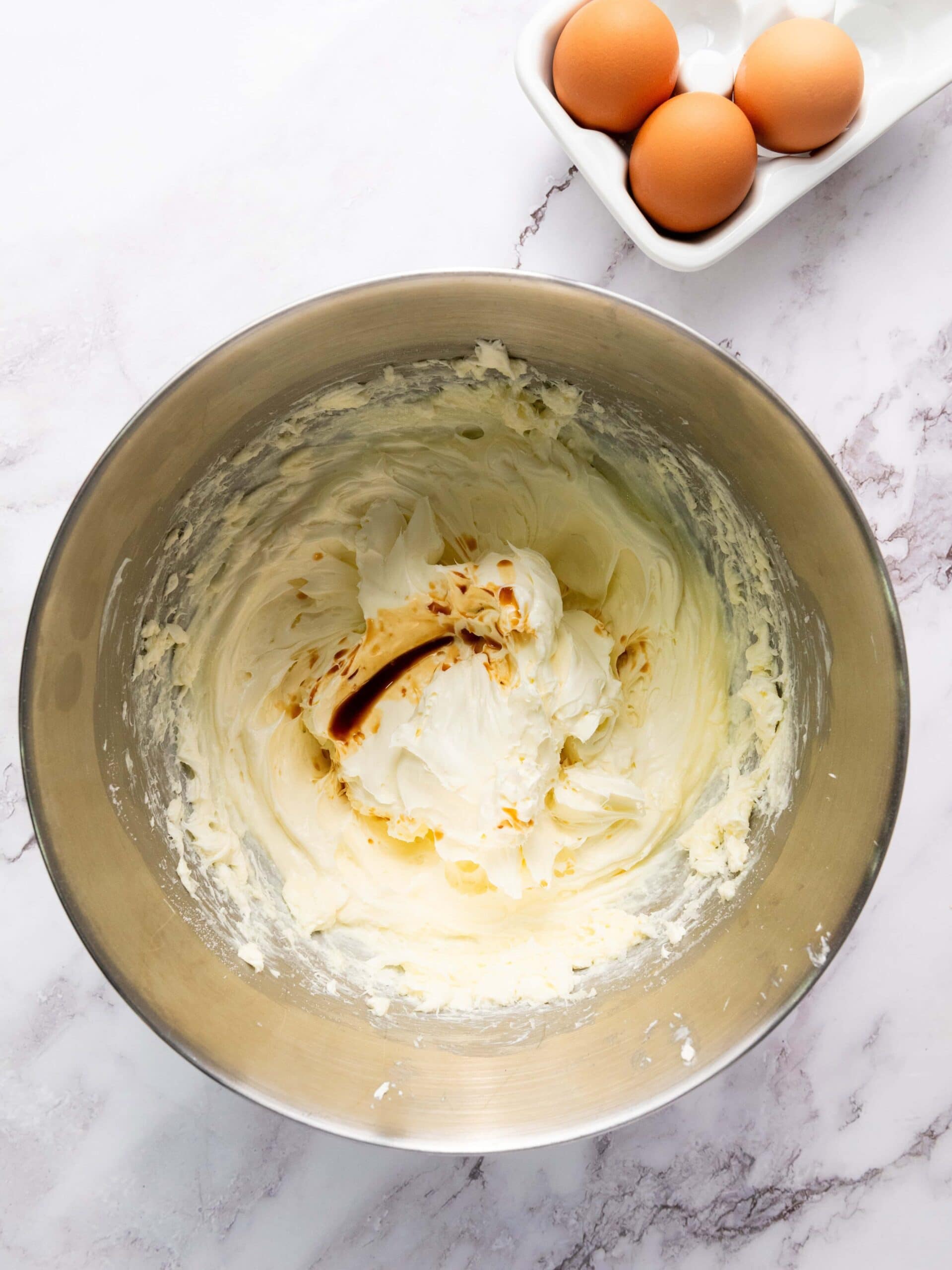 Passion Fruit Cheesecake Process Photo