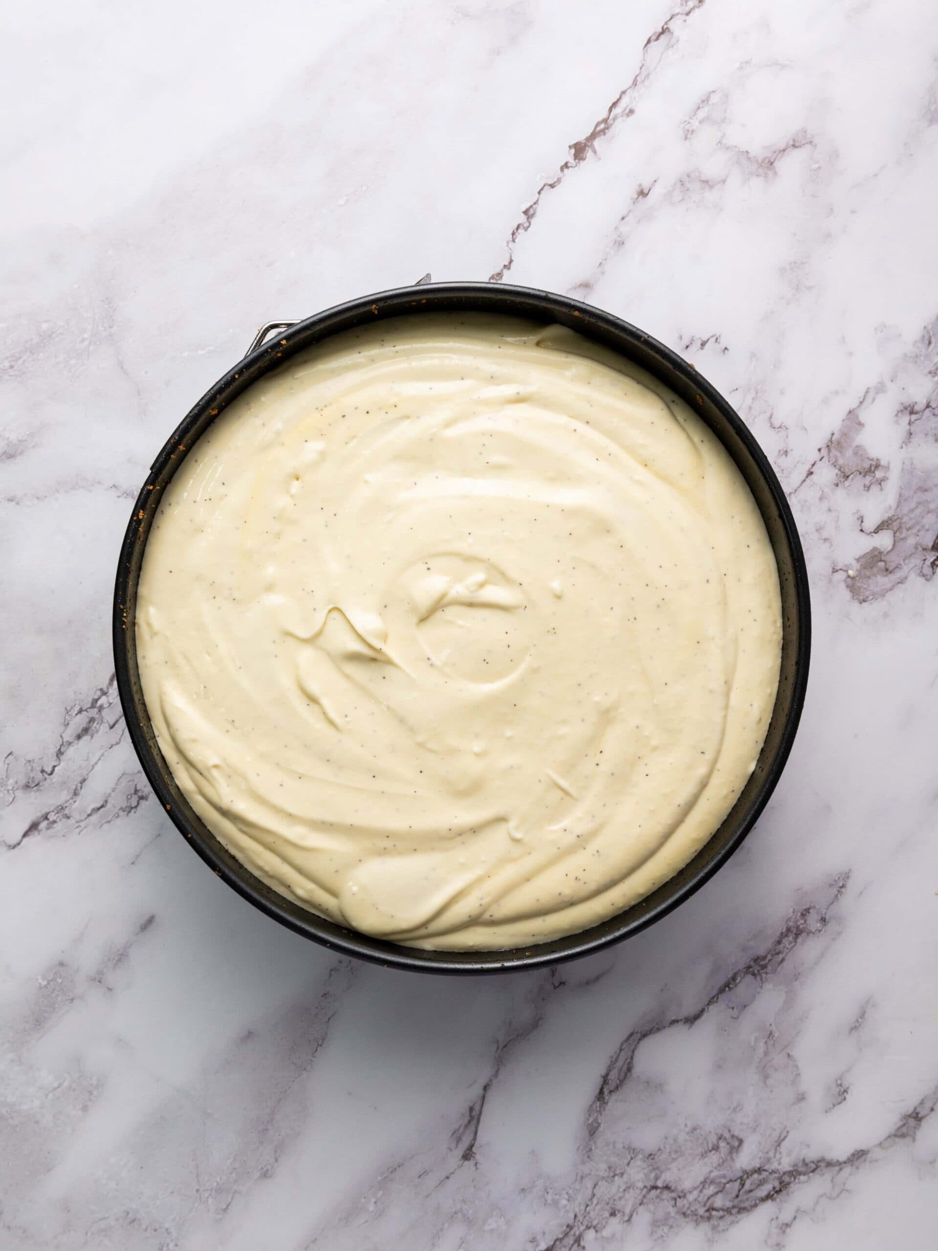 Passion Fruit Cheesecake Process Photo