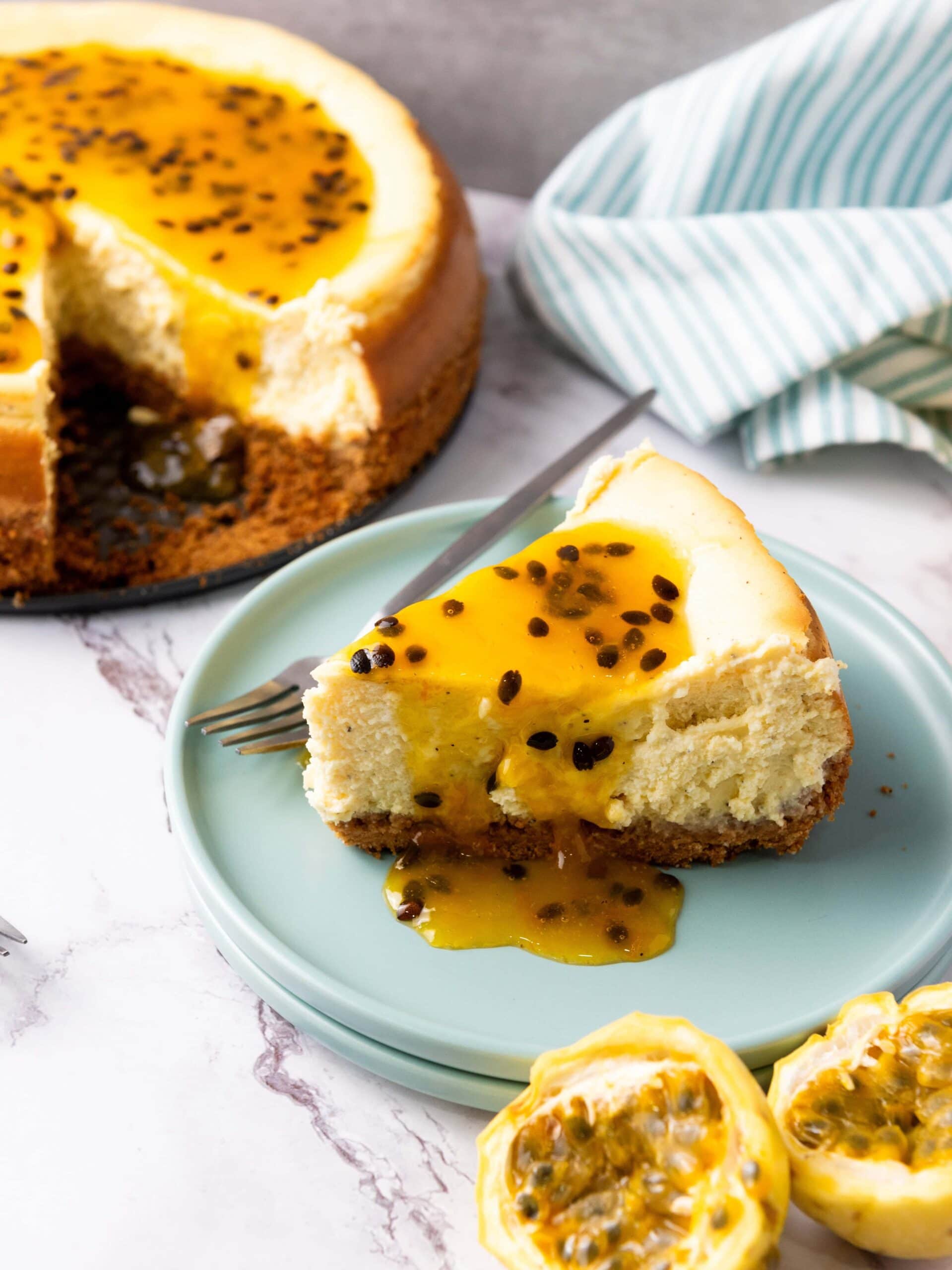 Passion Fruit Cheesecake