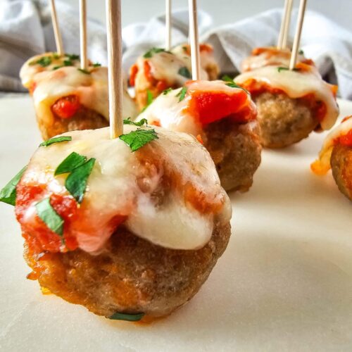 Meatball Marinara Bites