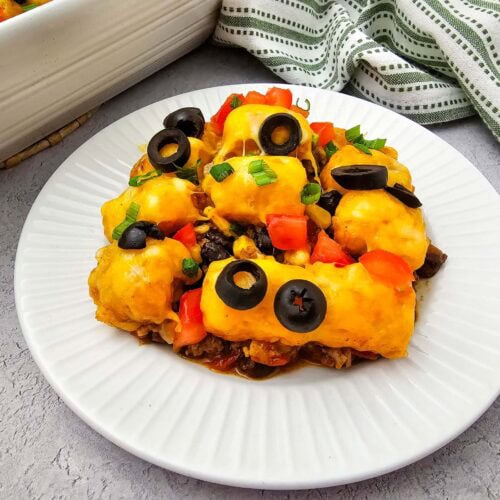 Mexican Taco Tater Tot Casserole