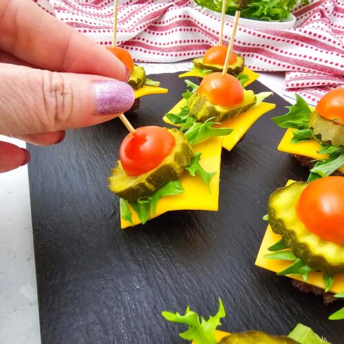 Mini Cheeseburger Bites