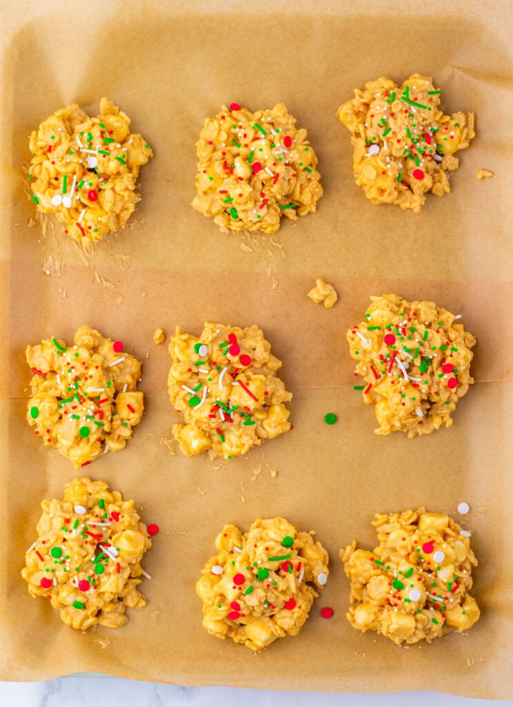 No Bake Avalanche Cookies Process Photo
