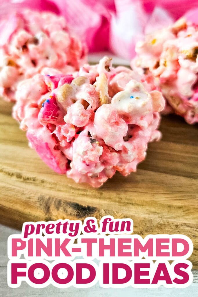 Pink Food Ideas-Circus Animal Cookie Popcorn Balls copy