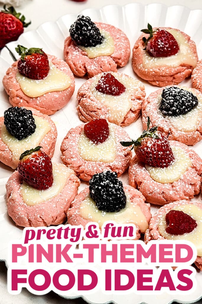 Pink Food Ideas-Fresh Berry Pink Sugar Cookies copy