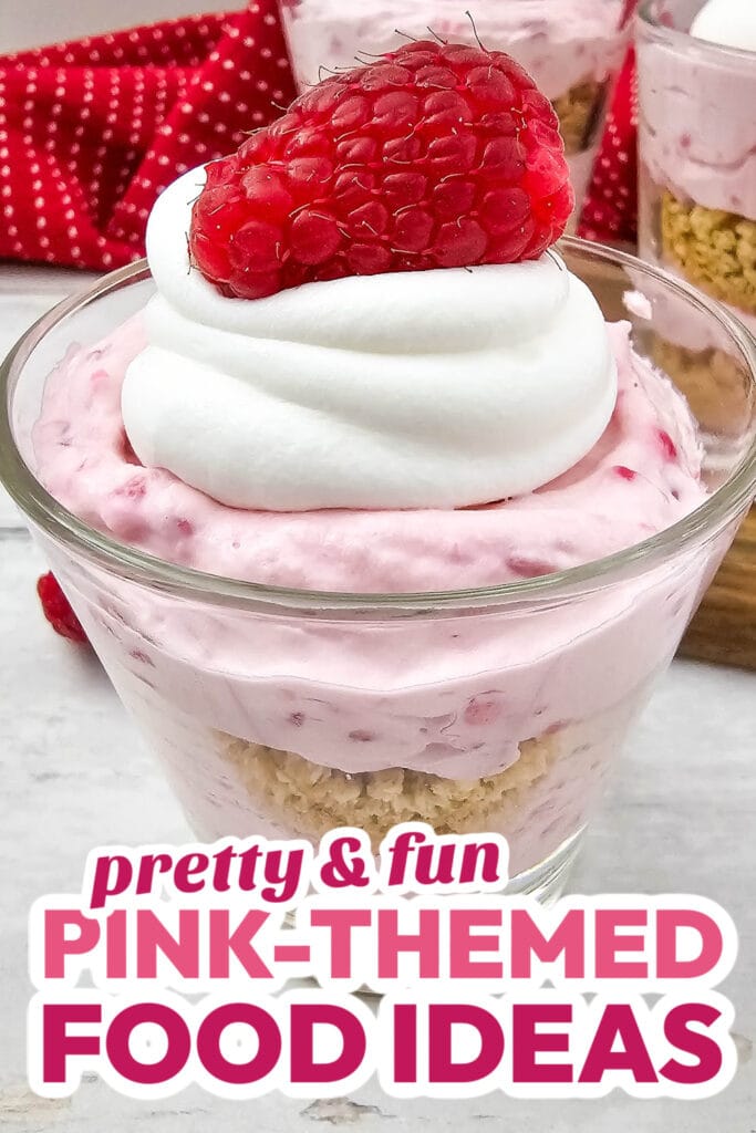 Pink Food Ideas-Raspberry Cheesecake Parfaits copy