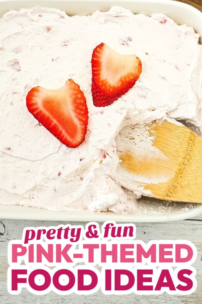 Pink Food Ideas-Strawberry Cheesecake Dip copy