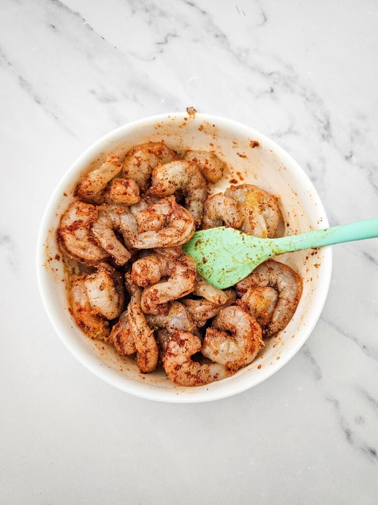 Shrimp Scampi with Linguini Process Photo