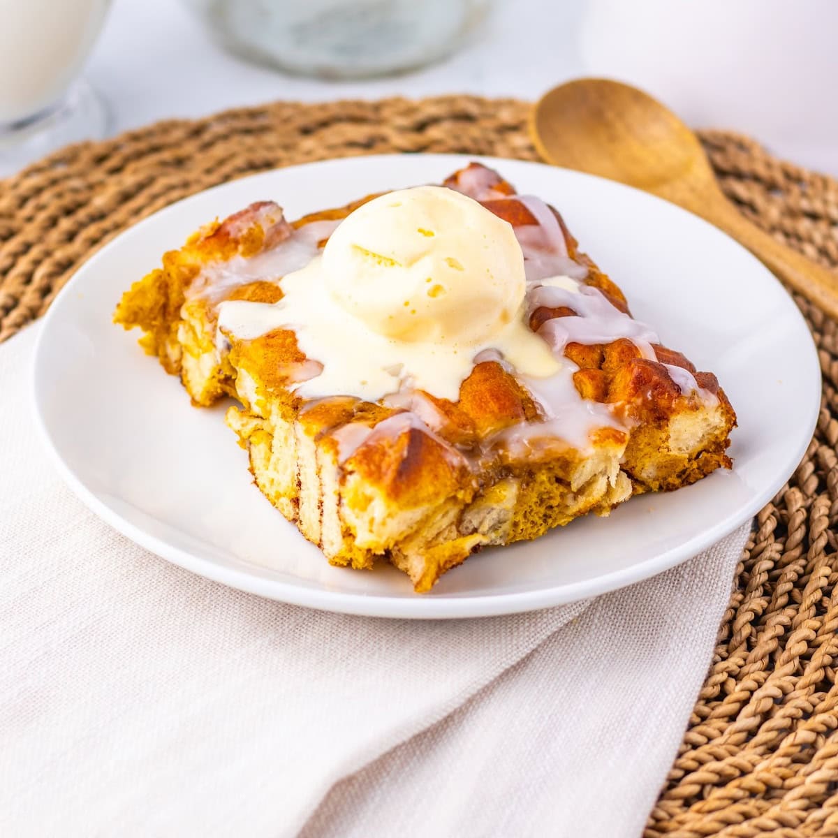 Pumpkin Cinnamon Roll Casserole featured image copy
