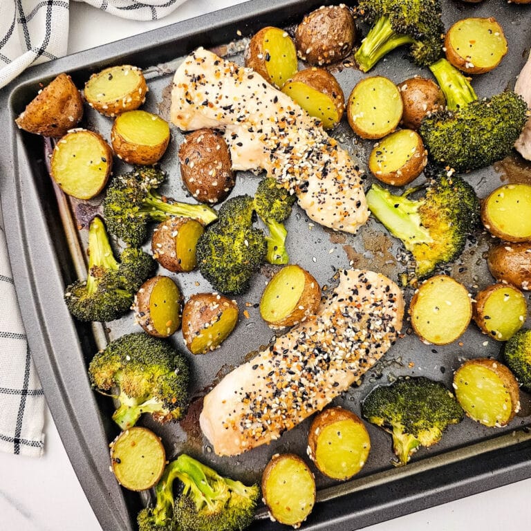 Sheet Pan Everything Bagel Chicken featured image copy