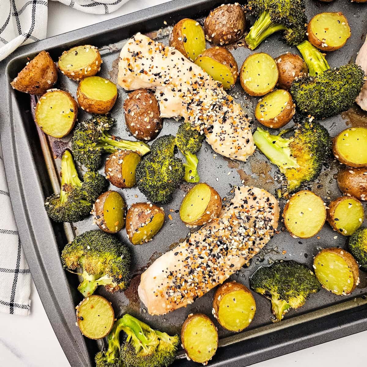 Sheet Pan Everything Bagel Chicken featured image copy