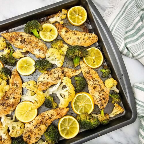Sheet Pan Lemon Chicken and Veggies