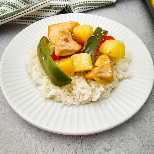 Sheet Pan Pineapple Teriyaki Chicken