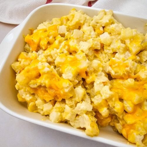 Crockpot Creamy and Cheesy Potatoes