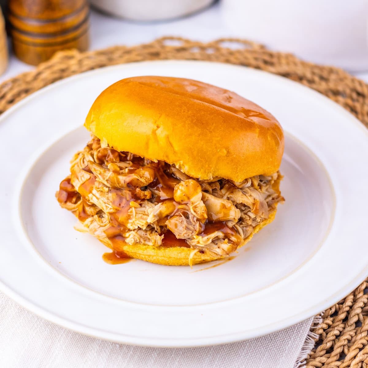 Slow Cooker Cranberry BBQ Pulled Chicken featured image copy