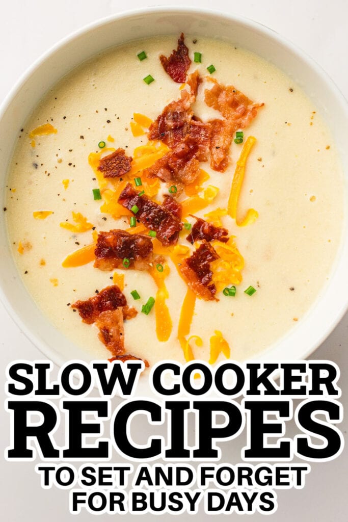 Slow Cooker Recipes - Crockpot Ham and Potato Soup copy