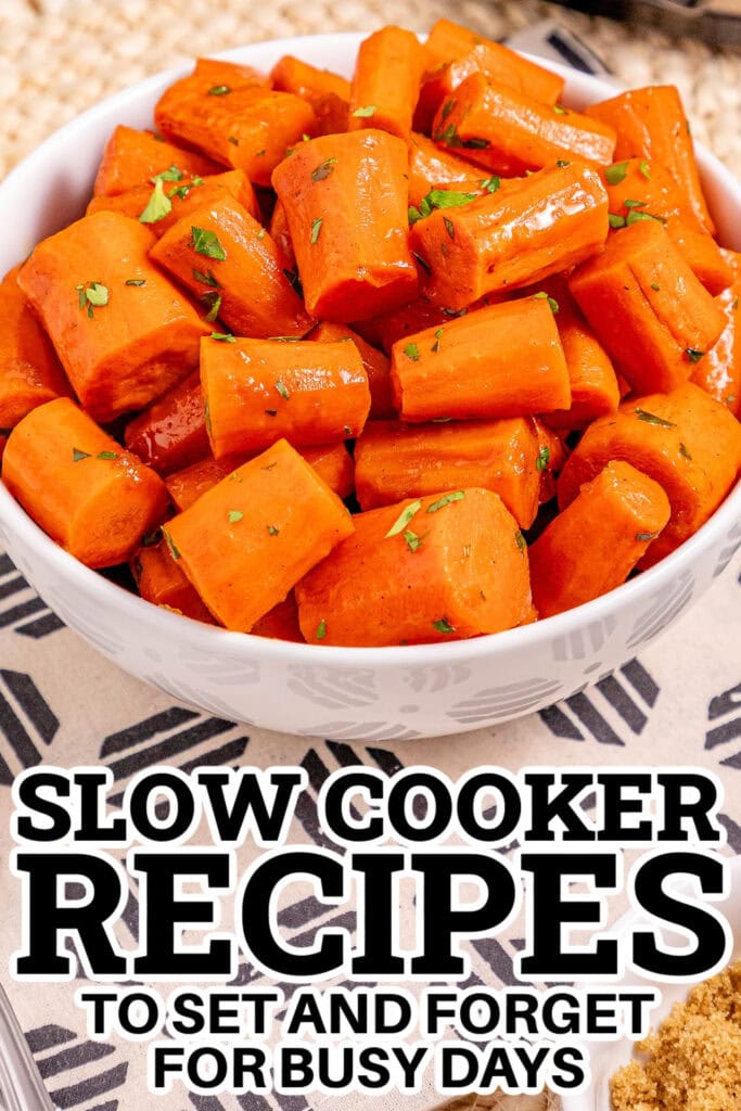 Slow Cooker Recipes - Slow Cooker Glazed Carrots copy