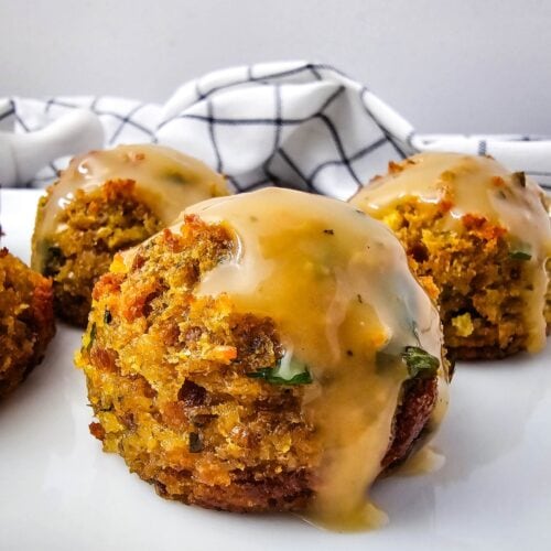 Stuffing Muffin Tin Bites