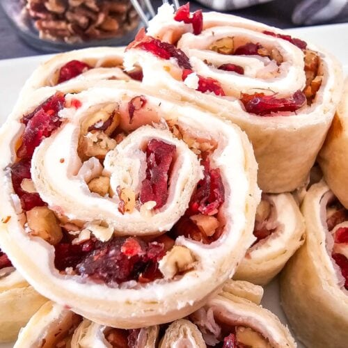 Turkey Cranberry Pecan Pinwheels