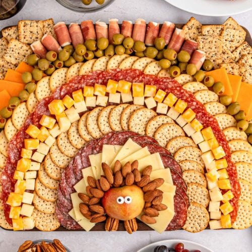 Thanksgiving Turkey Snack Board