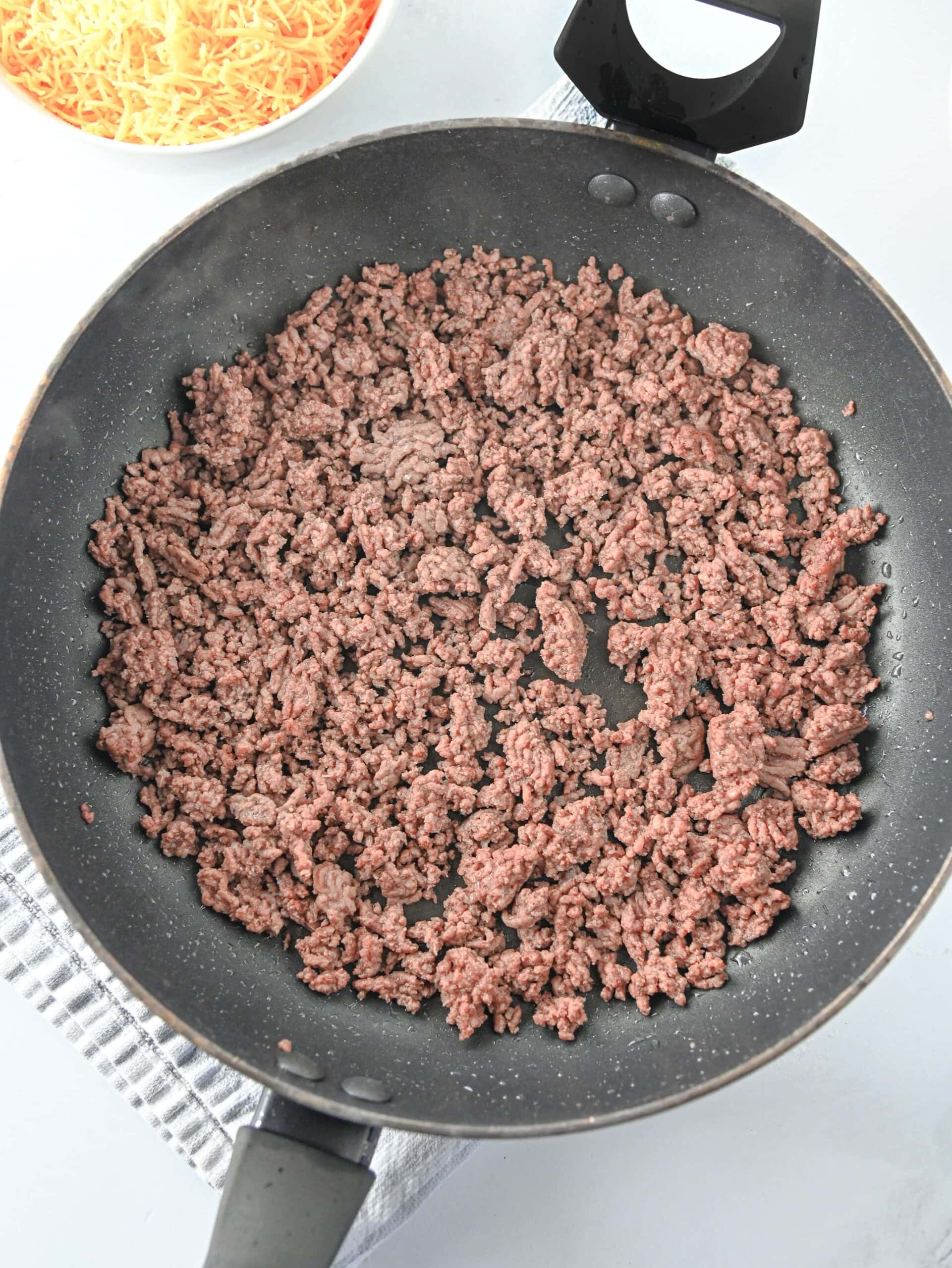 Cheesy Ground Beef and Egg Noodle Casserole Process Photo