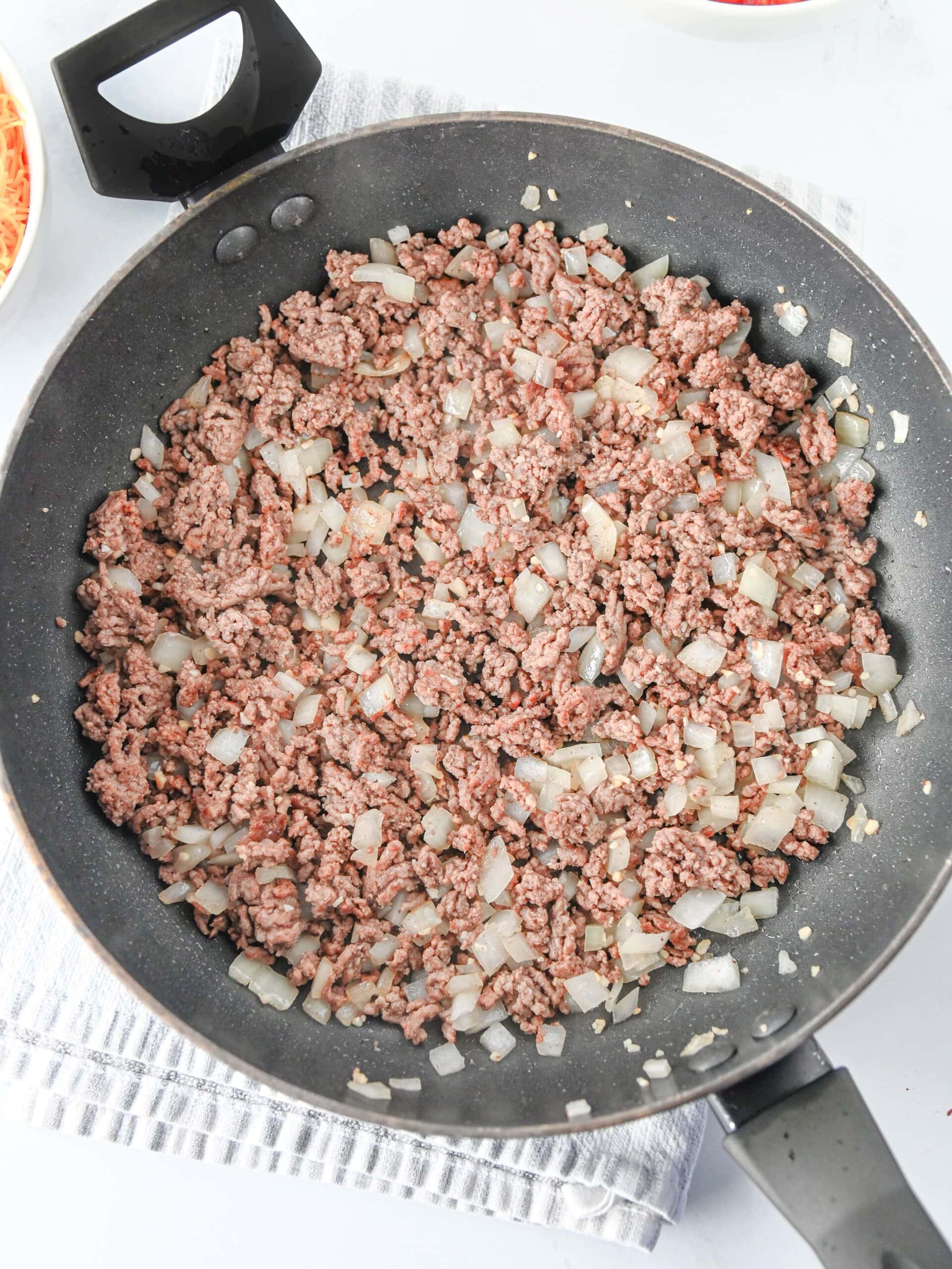 Cheesy Ground Beef and Egg Noodle Casserole Process Photo