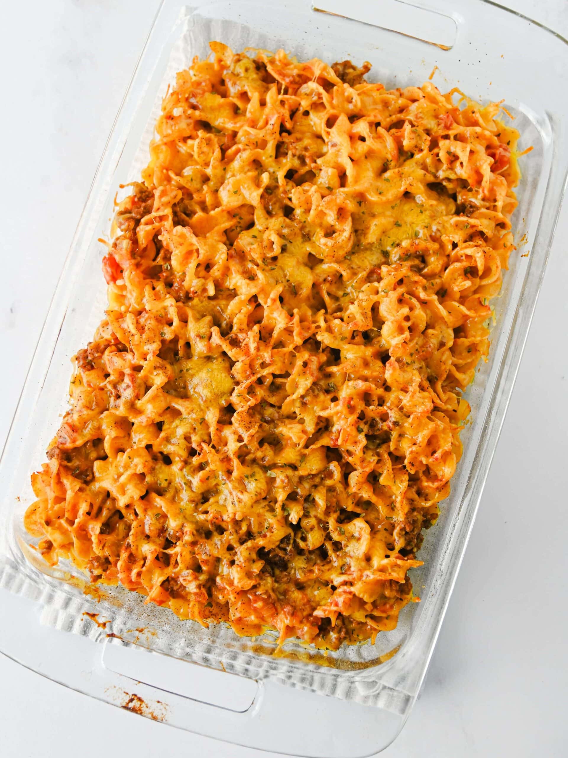 Cheesy Ground Beef and Egg Noodle Casserole Process Photo