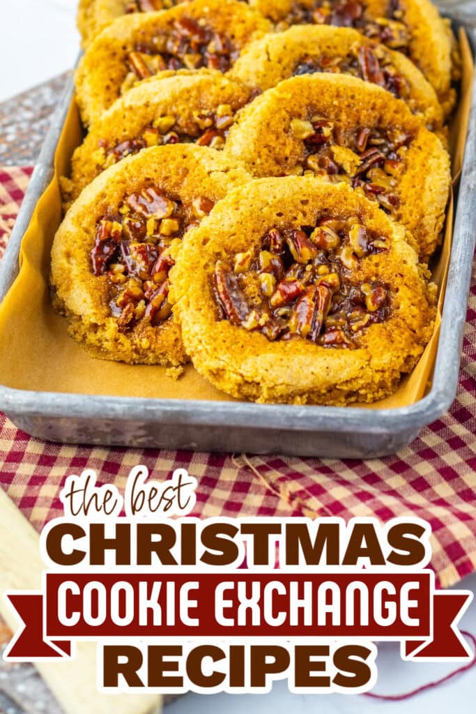 christmas cookie exchange recipes - Buttery Pecan Pie Cookies copy