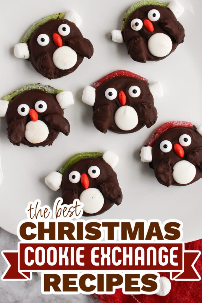 christmas cookie exchange recipes - Chocolate-Dipped Penguin Oreos copy
