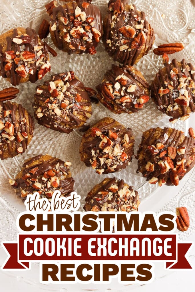 christmas cookie exchange recipes - Chocolated-Dipped Pecan Pie Balls copy