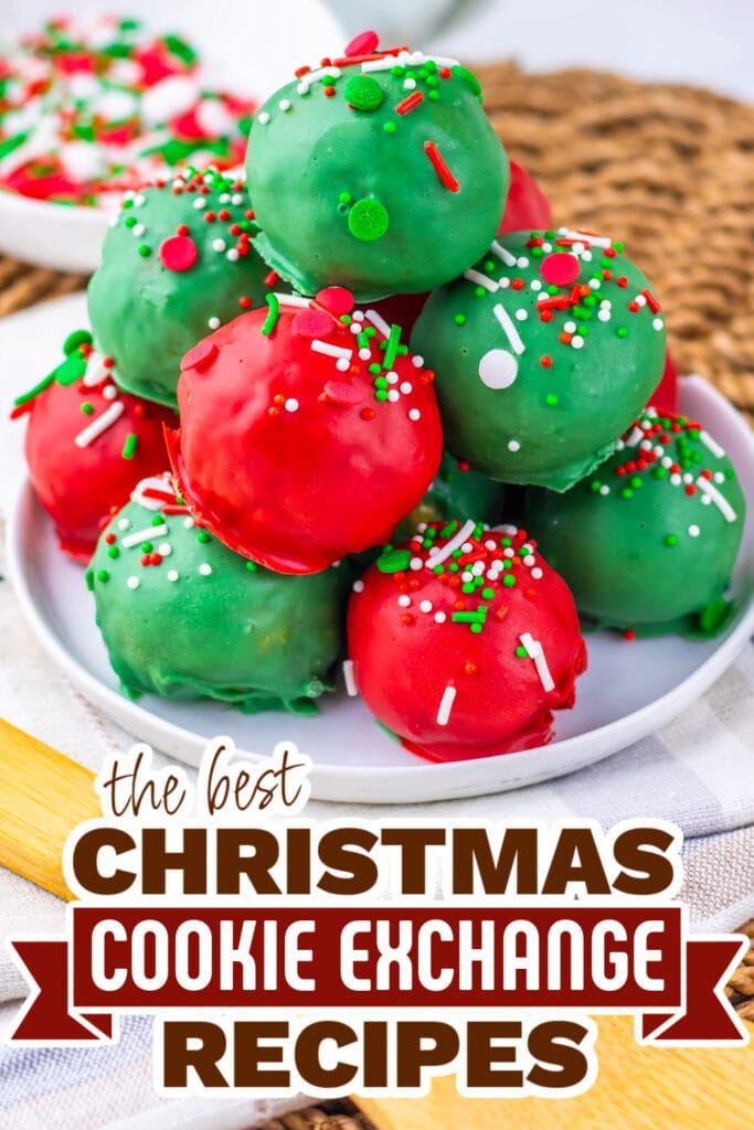 christmas cookie exchange recipes - Christmas Butterfinger Balls copy