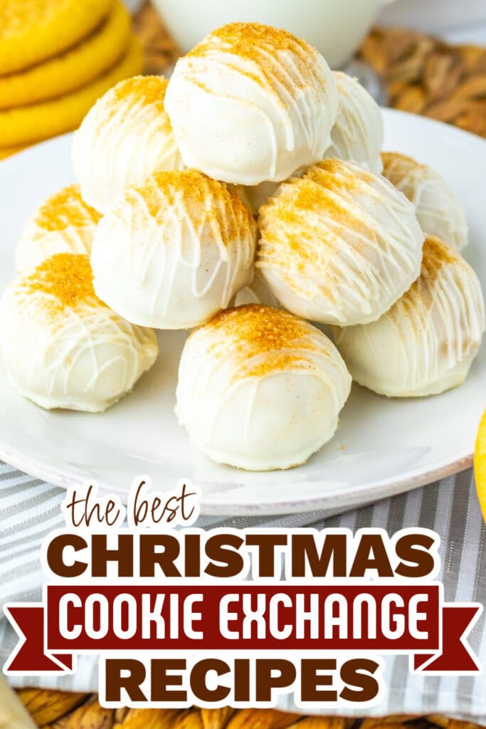 christmas cookie exchange recipes - Soft Snickerdoodle Truffles copy